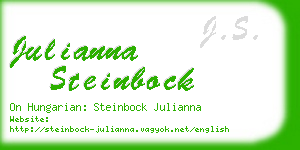 julianna steinbock business card